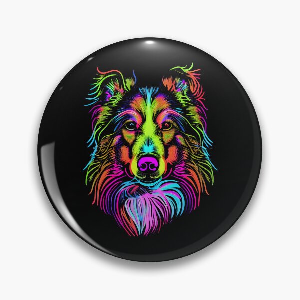 Item preview, Shetland Sheep Dog Colorful Paint Splash designed and sold by rafaeltto.