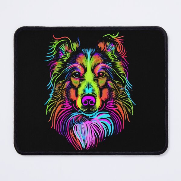 Item preview, Shetland Sheep Dog Colorful Paint Splash designed and sold by rafaeltto.