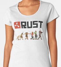 Rust Evolution Premium Scoop T-Shirt