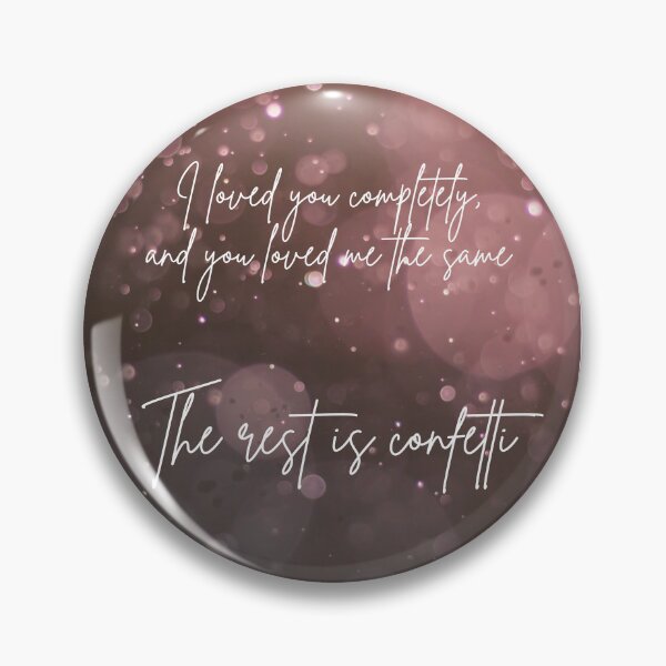 Item preview, The rest is confetti designed and sold by Hubblebug.