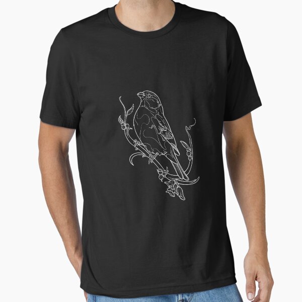 Bullfinch Black Essential T-Shirt