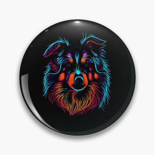 Item preview, Shetland Sheep Dog Colorful Paint Splash designed and sold by rafaeltto.