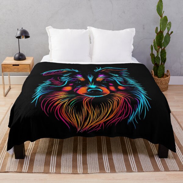 Item preview, Shetland Sheep Dog Colorful Paint Splash designed and sold by rafaeltto.