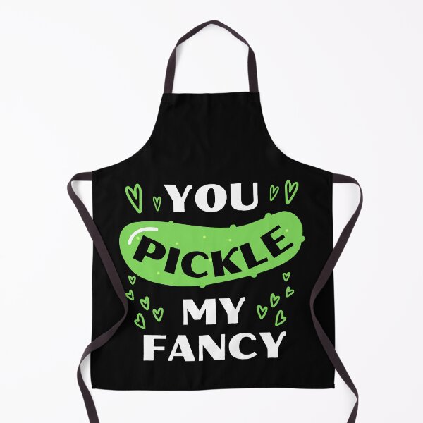 Item preview, You Pickle My Fancy Funny Pickle Pun designed and sold by TheButtonCrew.