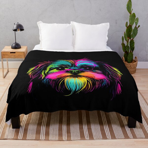 Item preview, Shih Tzu Dog Colorful Paint Splash designed and sold by rafaeltto.