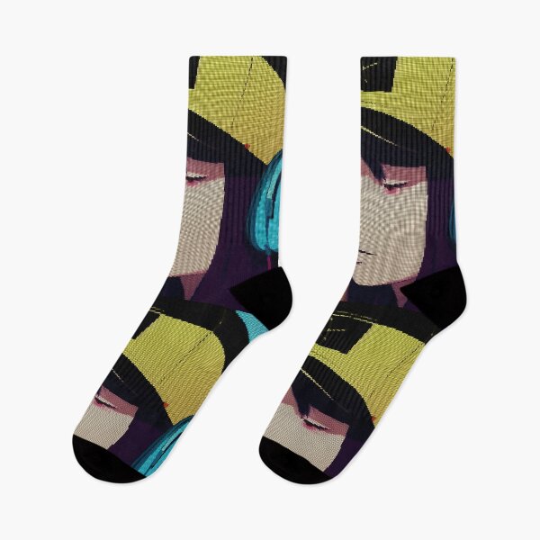Item preview, Anime Girl Wearing Headphones 8-bit Pixel Art designed and sold by PixelDripped.