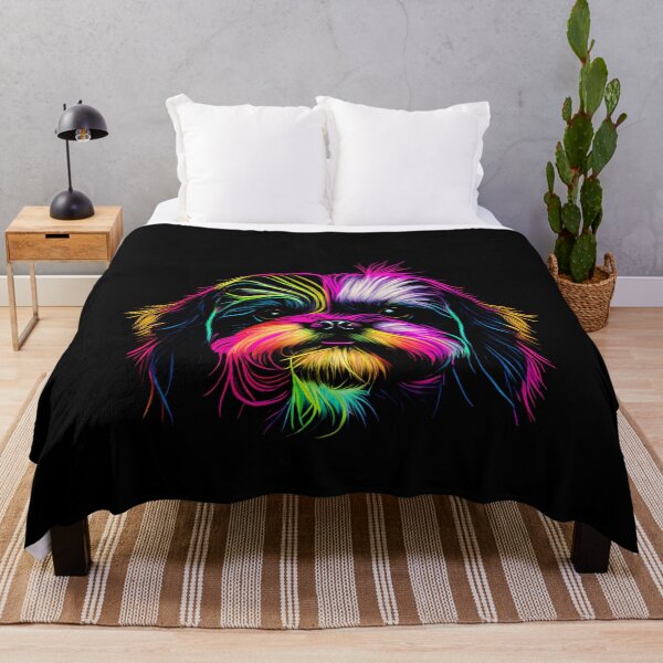 Item preview, Shih Tzu Dog Colorful Paint Splash designed and sold by rafaeltto.