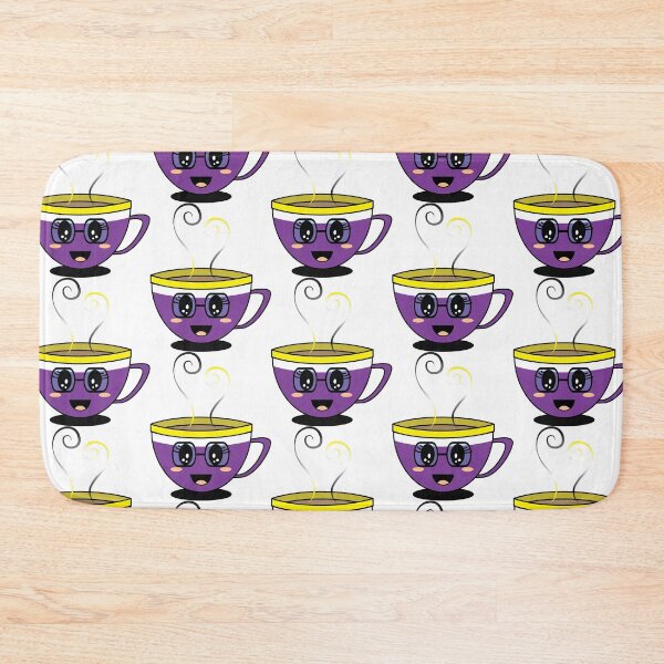 Item preview, Equalitea Nonbinary Flag Pride w/ lashes and tall glasses designed and sold by qteapiecastle.