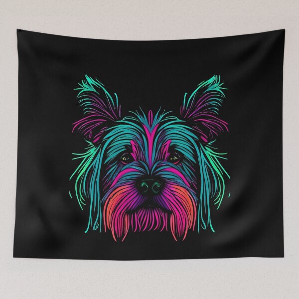 Item preview, Skye Terrier Dog Colorful Paint Splash designed and sold by rafaeltto.