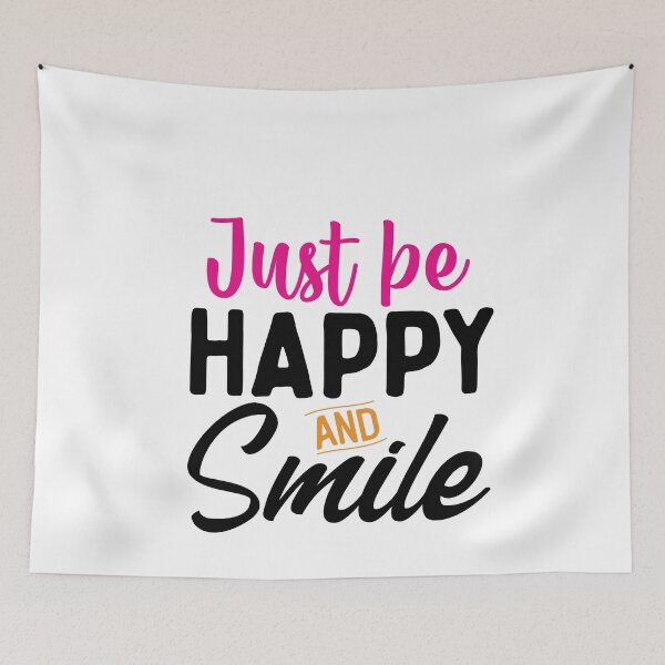 Item preview, Design Just Be Happy and Smile designed and sold by P2Genies.
