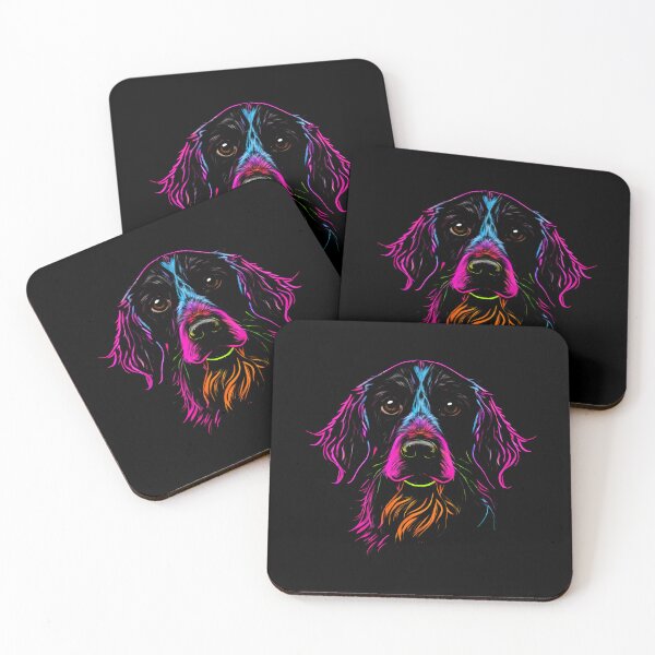 Item preview, Small Munsterlander Pointer Dog Colorful Paint Splash designed and sold by rafaeltto.