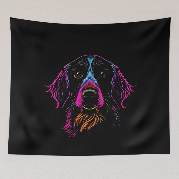 Item preview, Small Munsterlander Pointer Dog Colorful Paint Splash designed and sold by rafaeltto.