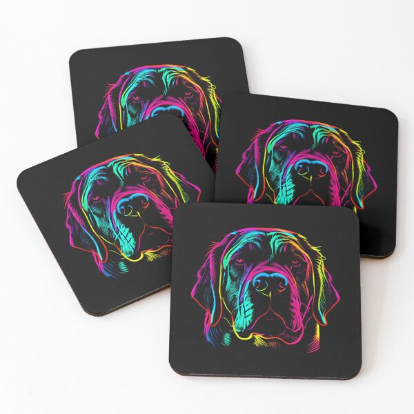 Item preview, Spanish Mastiff Dog Colorful Paint Splash designed and sold by rafaeltto.