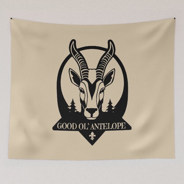 Item preview, Good Ol' Antelope - If you used to be a Antelope, a Good Old Antelope too, you'll find this bestseller critter design perfect.  (Black) designed and sold by SeaStories88.