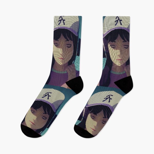 Item preview, Anime Girl Wearing Headphones 8-bit Pixel Art designed and sold by PixelDripped.