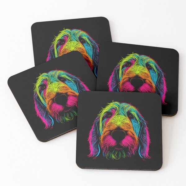 Item preview, Spinone Italiano Dog Colorful Paint Splash designed and sold by rafaeltto.