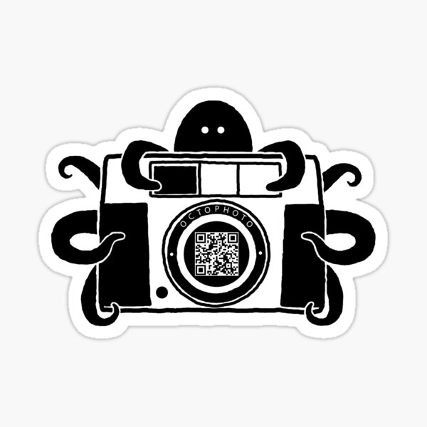 Logo w/QR code Sticker