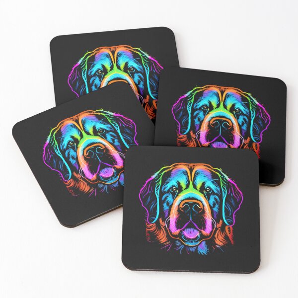 Item preview, St. Bernard Dog Colorful Paint Splash designed and sold by rafaeltto.
