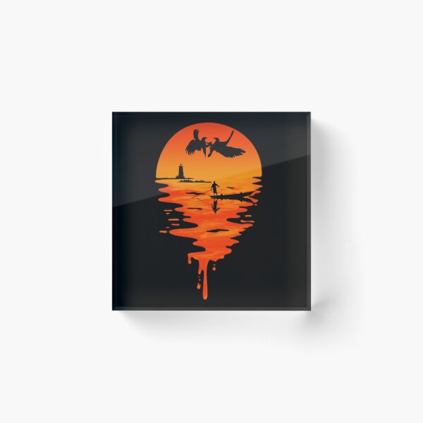 Item preview, Sunset over water  designed and sold by courtney petersen.