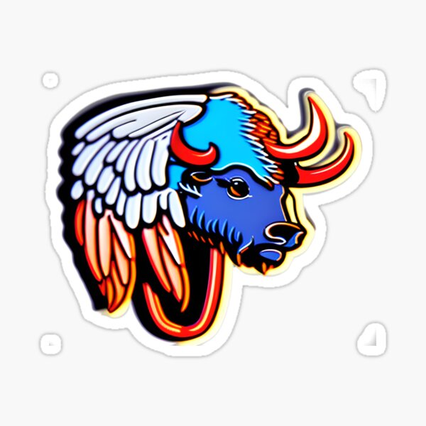 Item preview, Bison or Buffalo with wings designed and sold by Insomnijac.