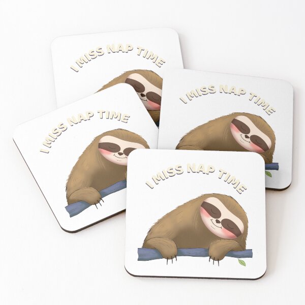 Item preview, I Miss Nap Time Sloth Funny designed and sold by Sho-Sho-Studios.