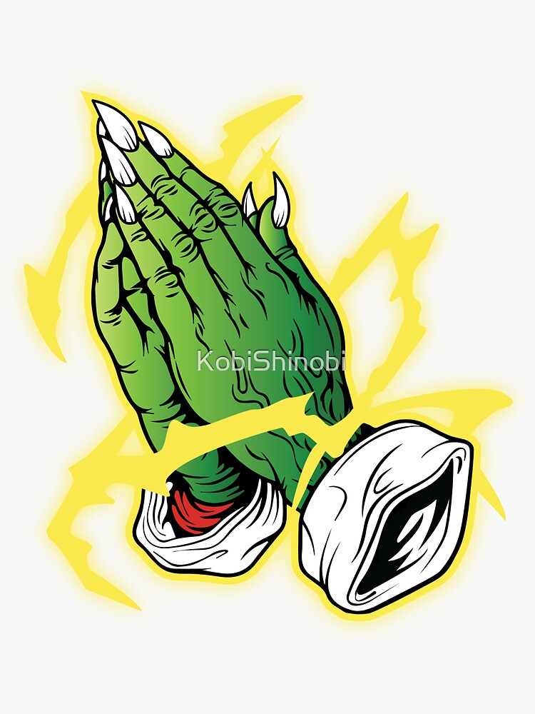 Littlehands Prayer Hands Sticker - Wedgehead