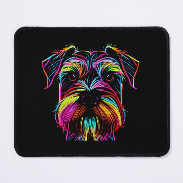 Item preview, Standard Schnauzer Dog Colorful Paint Splash designed and sold by rafaeltto.