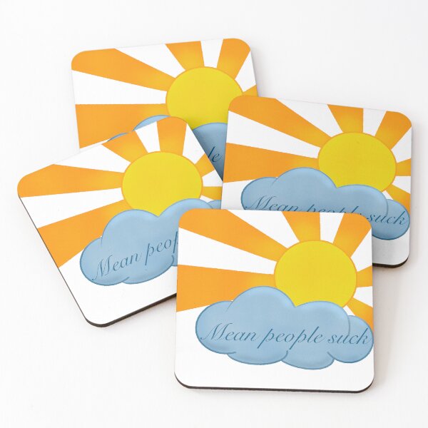 Item preview, mean people suck sunshine designed and sold by Staticfax Designs.