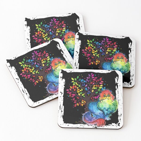 Item preview, Rainbow cat and tree of life designed and sold by courtney petersen.