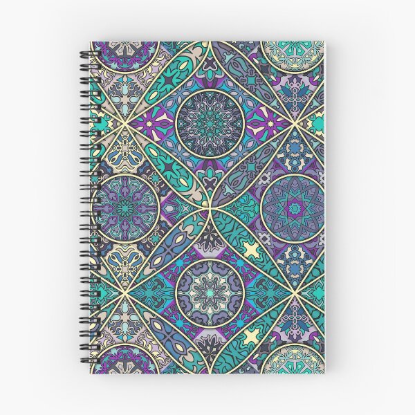 Item preview, Vintage patchwork with floral mandala elements designed and sold by Somberlain.