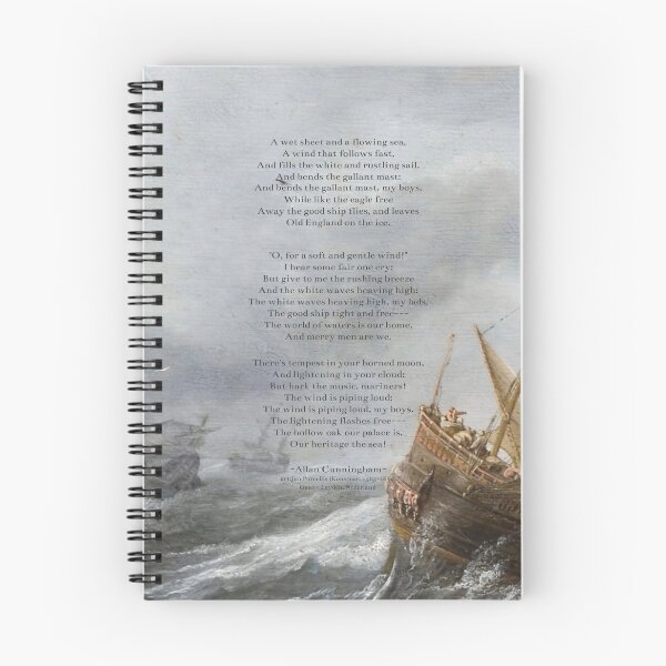 Item preview, illustrated poem about freedom, the love of the sea and sailing it designed and sold by Artorioum.