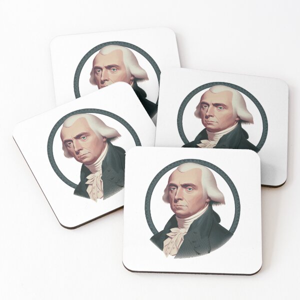 Item preview, Patriotic Portrait of President James Madison  designed and sold by The Junto Shop.