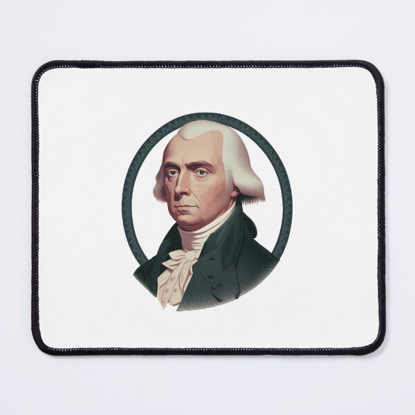 Item preview, Patriotic Portrait of President James Madison  designed and sold by The Junto Shop.