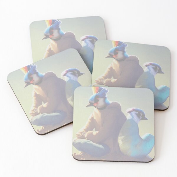 Item preview, two blue jays 4.0 original designed and sold by Bethan Rose Studio.