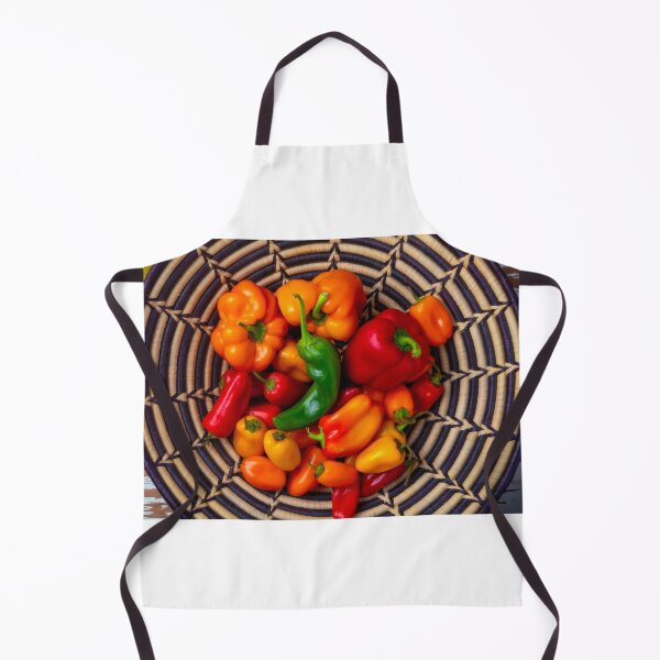 Item preview, Indian Basket Full Of Sweet Peppers designed and sold by Garry Gay.