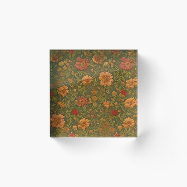 Item preview, Calendula Floral Print designed and sold by YJ CHENG.