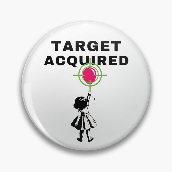 Item preview, Target Acquired Girl with a Balloon  designed and sold by Roseyteedesigns.
