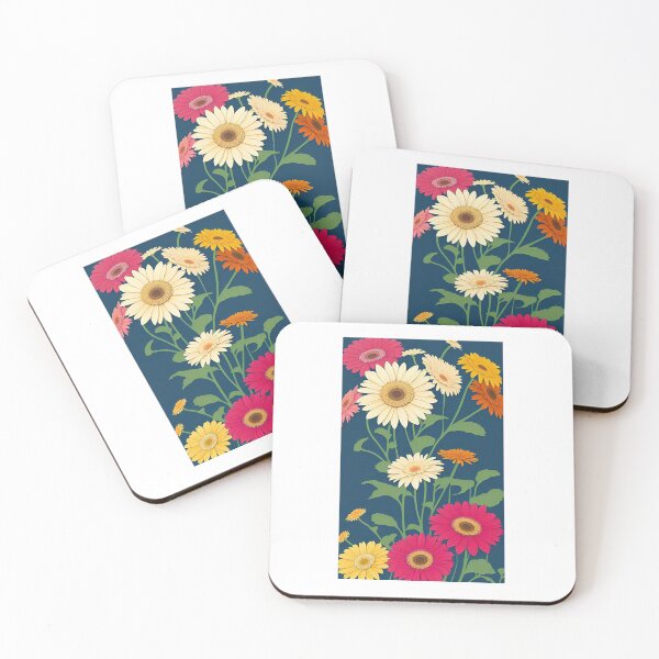 Item preview, Gerbera daisy flower artwork designed and sold by GroovyDino.