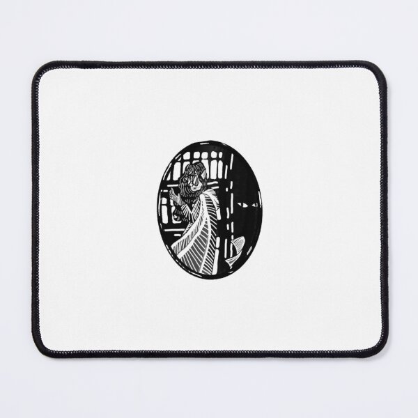 Item preview, The Silent Observer (Linocut Design) designed and sold by basiliskbaglart.