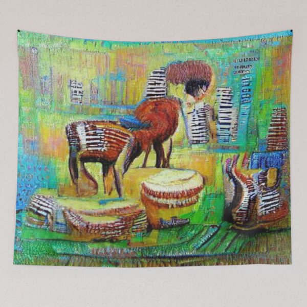 Item preview, AI Art Musical Drums Bongos designed and sold by MugsNstuff Live Love Create!.