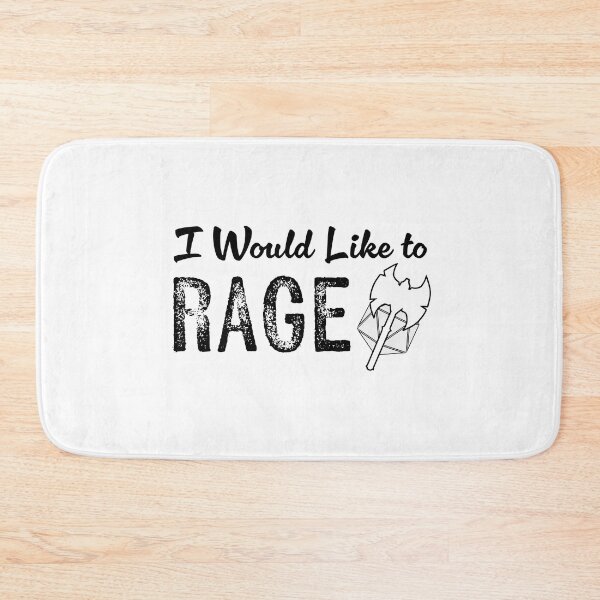 Item preview, Barbarian "I Would Like to Rage" designed and sold by NL's Stuff.