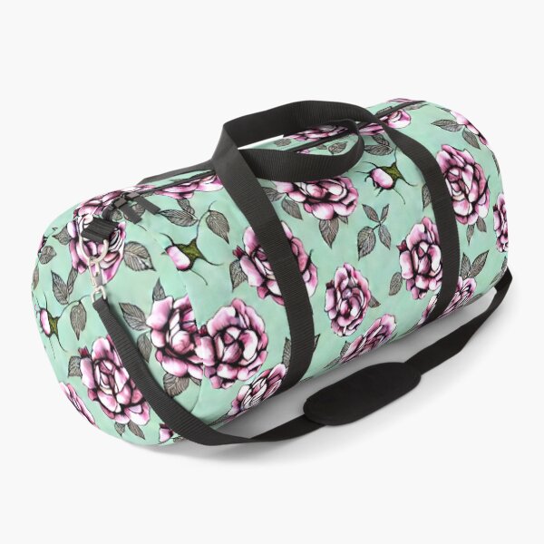 Item preview, Pink Roses Aqua Background designed and sold by Sweet  Zoe Shop.