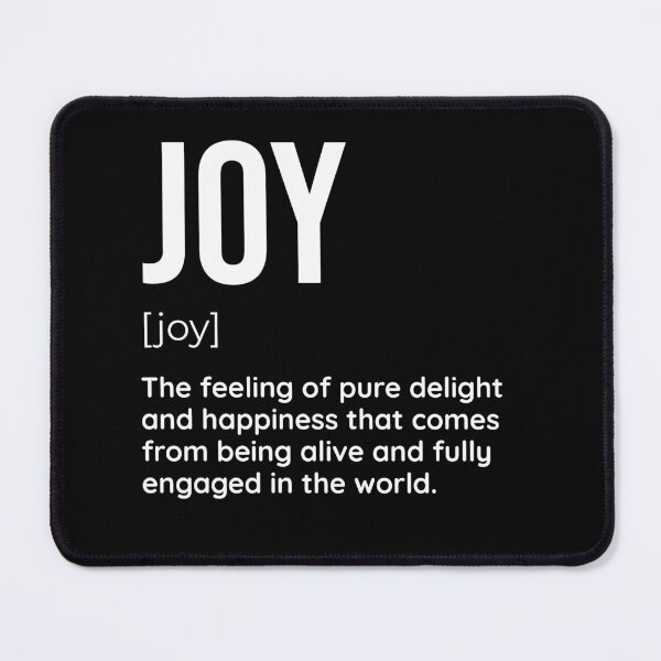 Item preview, Choose Joy: Inspiring Fake Definition Design designed and sold by SimpliText.