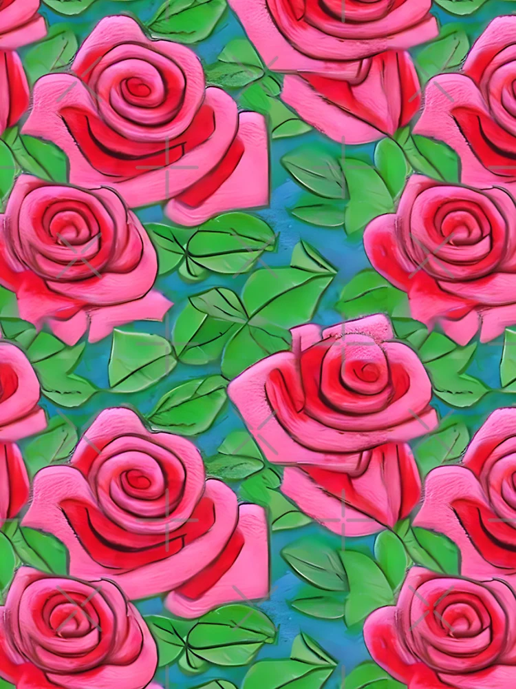 Thumbnail 5 of 5, iPhone Case, Red Roses Flowers Pattern designed and sold by Sweet Zoe Shop.
