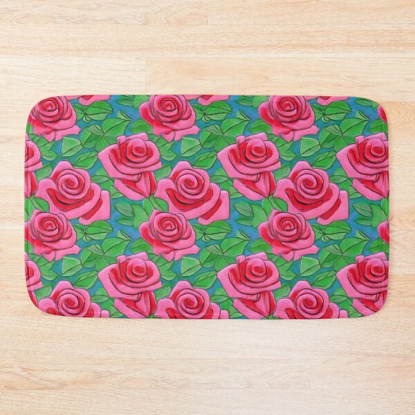 Item preview, Red Roses Flowers Pattern designed and sold by Sweet  Zoe Shop.