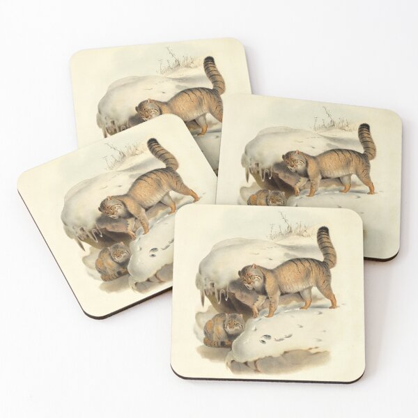 Item preview, Pallas's Thibetan Cat (Felis Manul) 1883 Daniel Giraud Elliot  designed and sold by Gin  Neko.