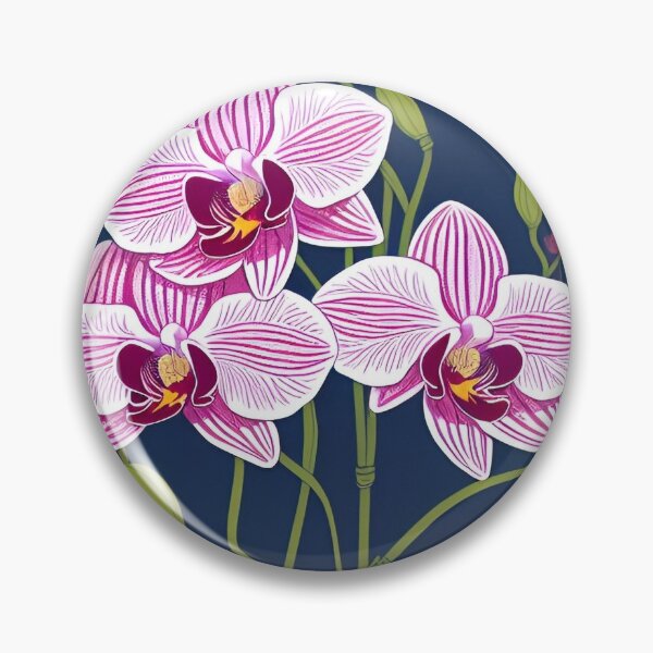 Item preview, Orchid flower artwork designed and sold by GroovyDino.