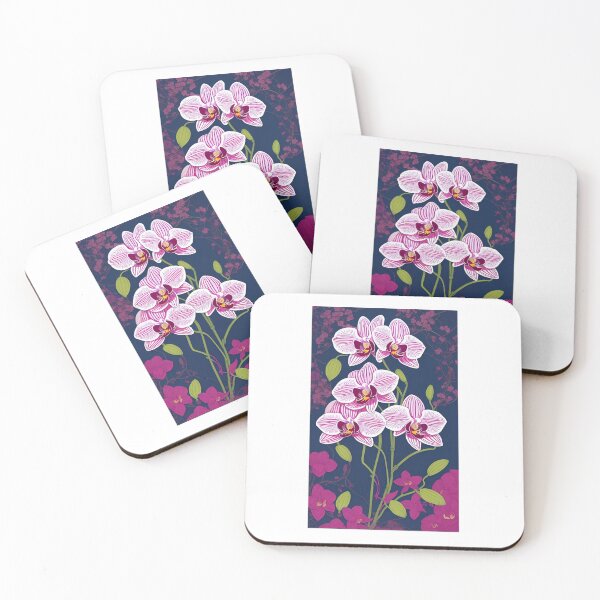 Item preview, Orchid flower artwork designed and sold by GroovyDino.