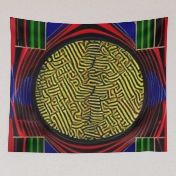 Item preview, AI Art African Bongos Drums African Print designed and sold by MugsNstuff Live Love Create!.