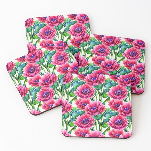Item preview, Red Oriental Poppies designed and sold by Sweet Zoe Shop.